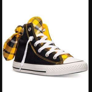 Girls Chuck Taylor All Star Bow Back Casual Sneakers Size 12